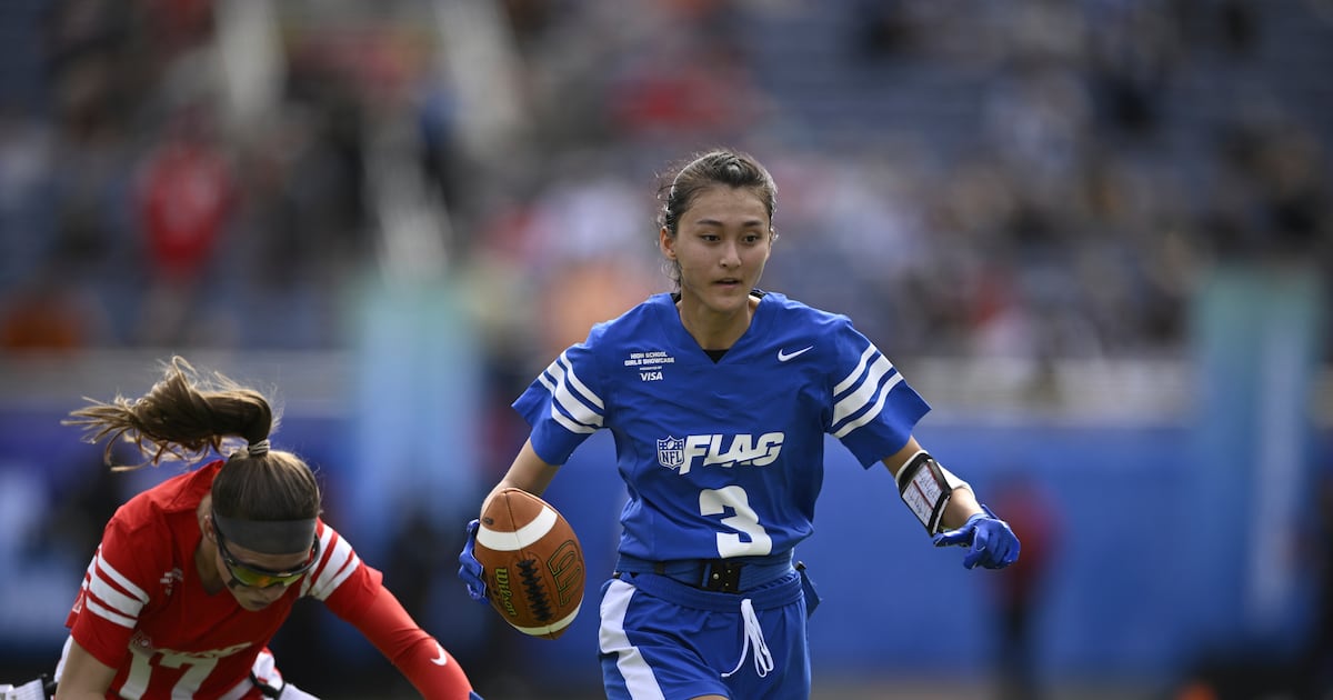 Las Vegas Raiders launch inaugural girls flag football season in Utah