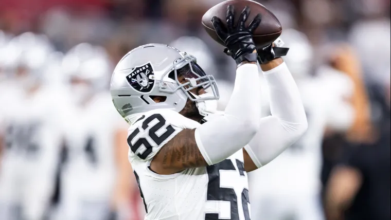 Elandon Roberts injury update: Latest news on Raiders LB’s status in Week 1 game